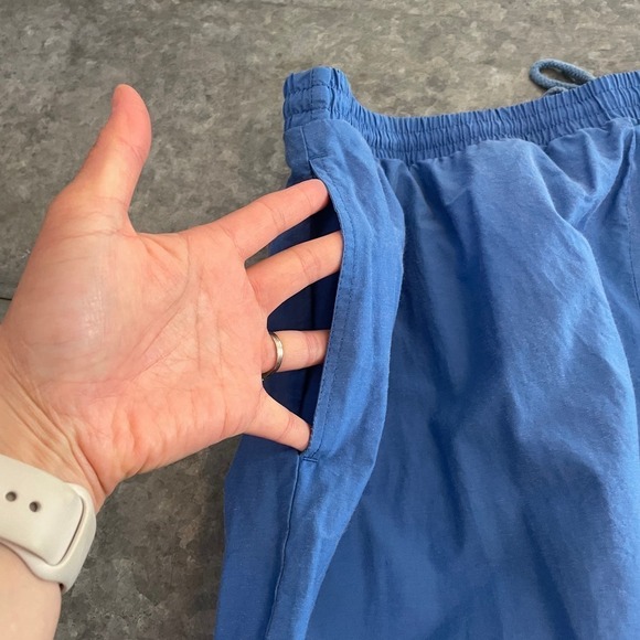 Vintage Izod Lacoste Windbreaker Jogger Pants Mens XL Blue Baggy 90s MC Hammer - Picture 7 of 16